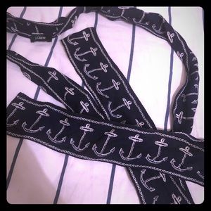 J Crew Chiffon/Silk Belt Anchors